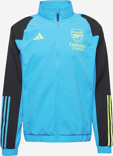 ADIDAS PERFORMANCE Sportjacke 'Arsenal' in blau / hellgelb / schwarz, Produktansicht