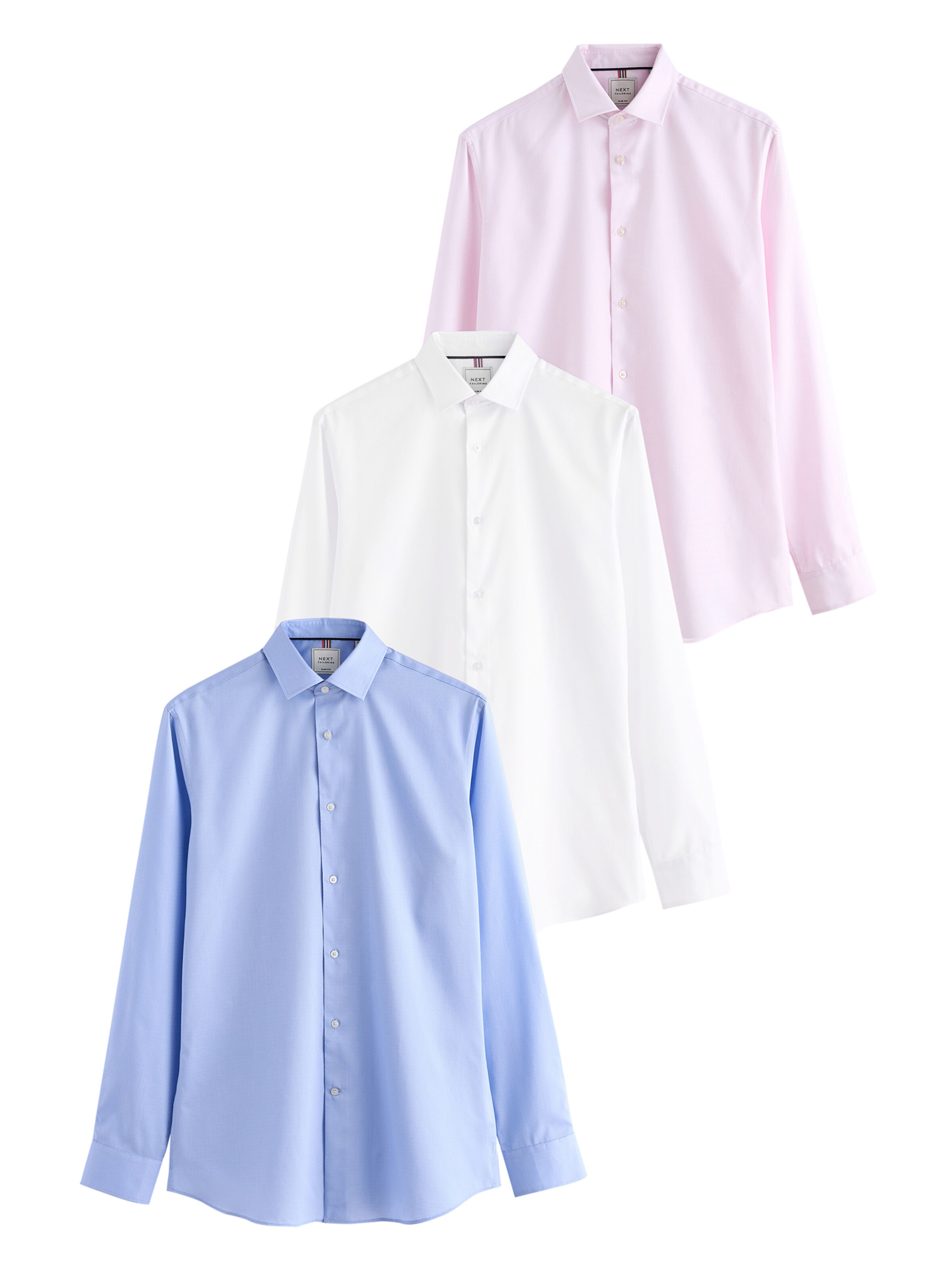 Next Úzky strih Košeľa - Modrá: predná strana