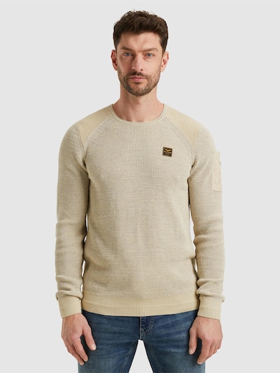 PME Legend Jersey 'Pullover with crewneck' en L en beige, Vista del producto