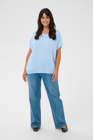 KAFFE CURVE Bluzka 'KCami' w kolorze niebieski