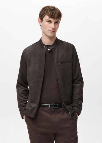 MANGO MAN Between-Season Jacket 'Boy' in Brown: front