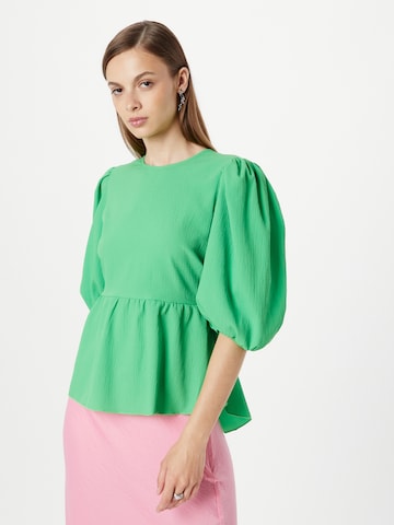 Notes du Nord - Blusa 'Carrie' em verde: frente