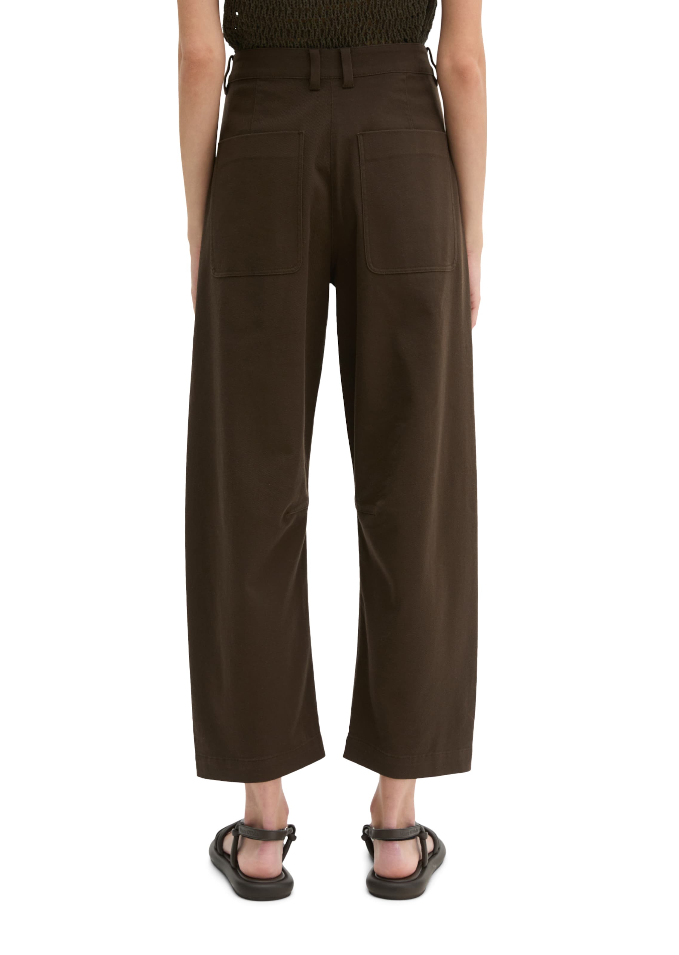 Marc O'Polo Loose fit Trousers in Brown