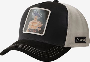 Casquette 'Capslab Dragonball Trucker Cap' Capslab en noir : devant