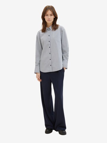 TOM TAILOR DENIM Blouse in Blauw