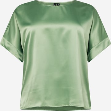 Vero Moda Curve Blouse 'MERLE' in Groen: voorkant