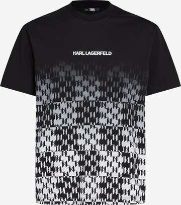 Tricou de la Karl Lagerfeld pe negru: față