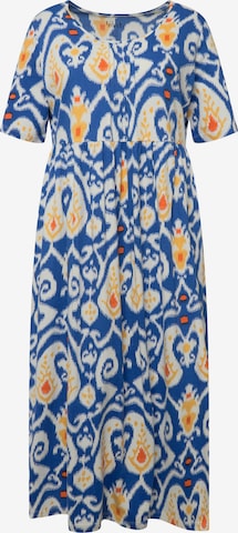 Robe Ulla Popken en bleu : devant