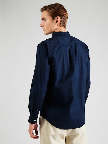 TOMMY HILFIGER Regular fit Button Up Shirt 'Flex' in Blue
