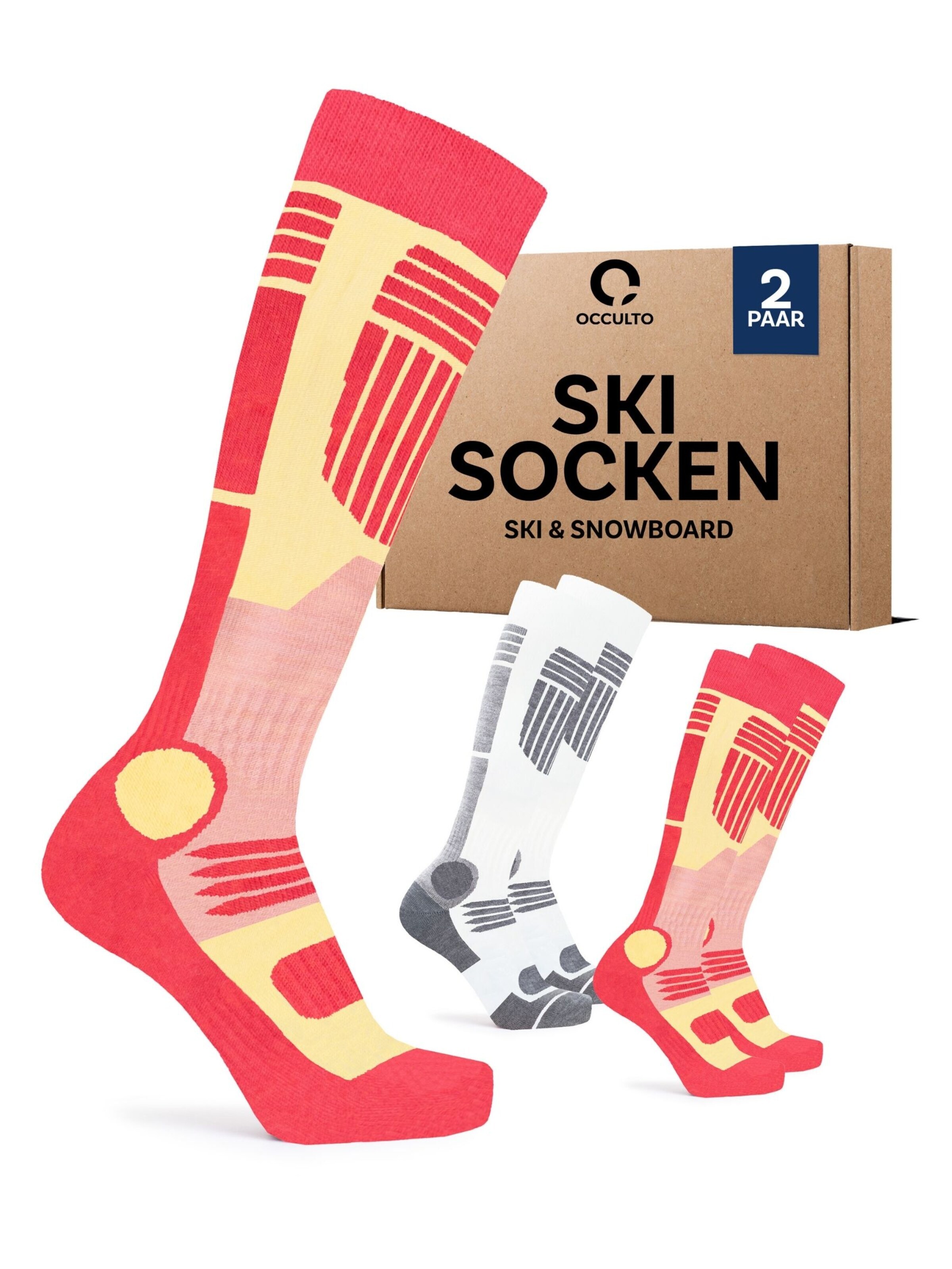 Occulto Sports socks 'Maria' in Orange: front