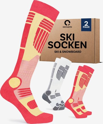 Occulto Sports socks 'Maria' in Orange: front
