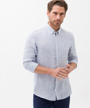 BRAX Regular fit Overhemd 'Daniel' in Blauw: voorkant
