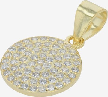 Akzent Pendant '"Uri" aus 925 Sterlingsilber, rhodiniert, langlebig' in Gold: front