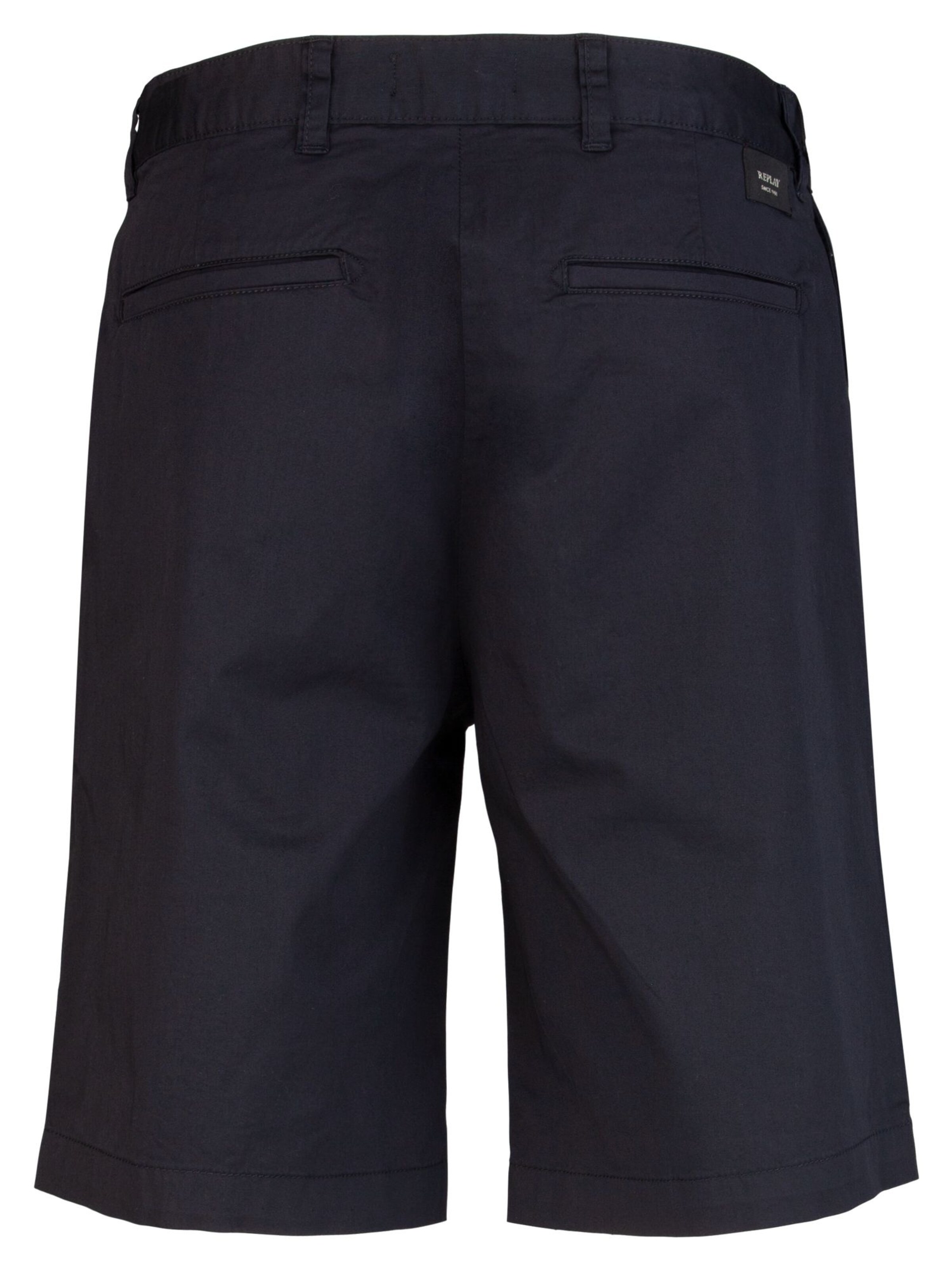REPLAY Regular Trousers in Blue