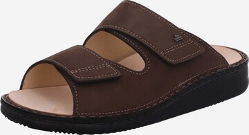 Finn Comfort Mules in Brown: front