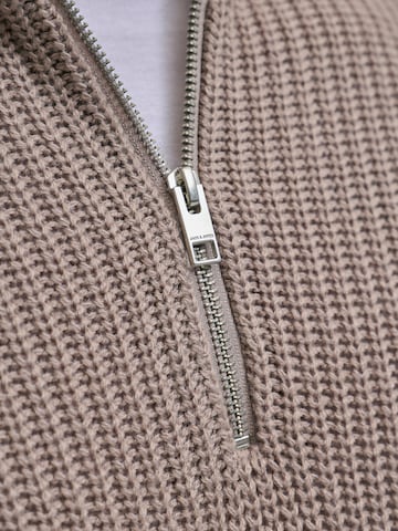 JACK & JONES Pullover 'JJKAITO' in Grau