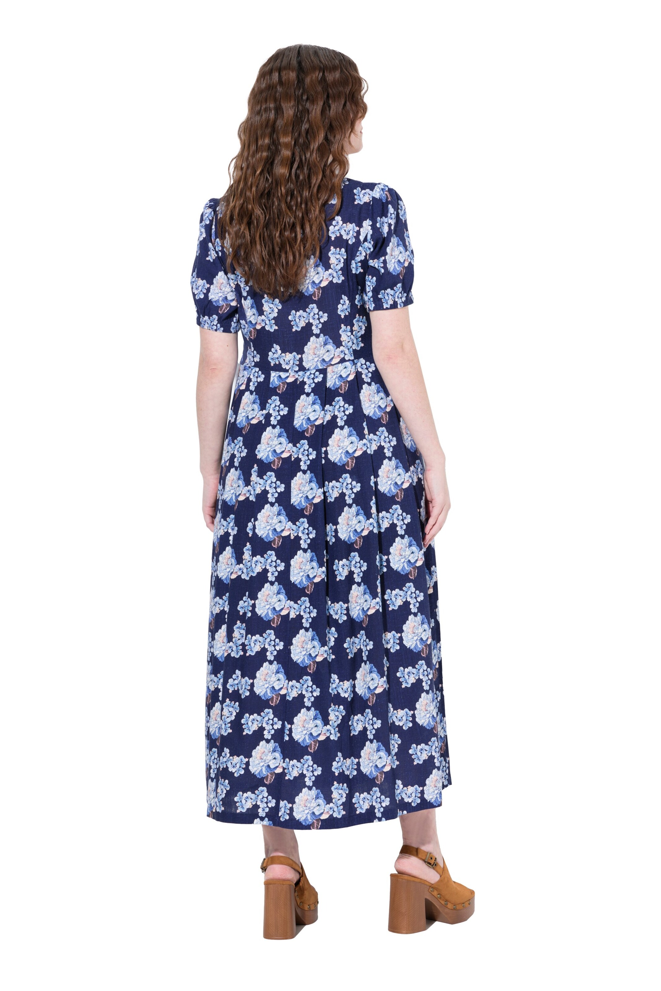 Ulla Popken Blousejurk in Blauw