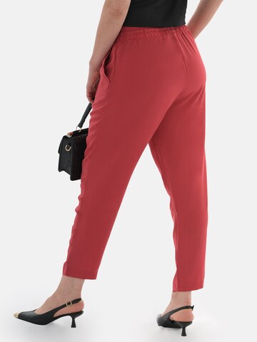 PANTONECLO Regular Trousers 'Pantoneclo Women's Trousers' in Red