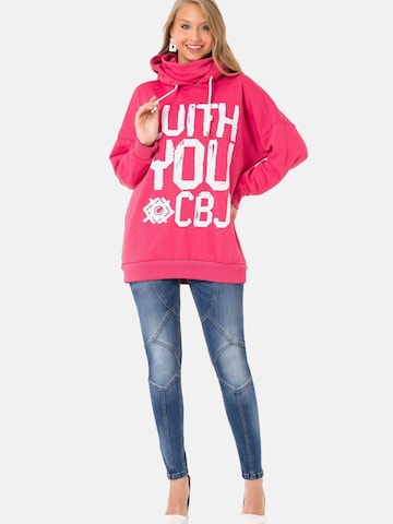 CIPO & BAXX Kapuzensweatshirt in Pink