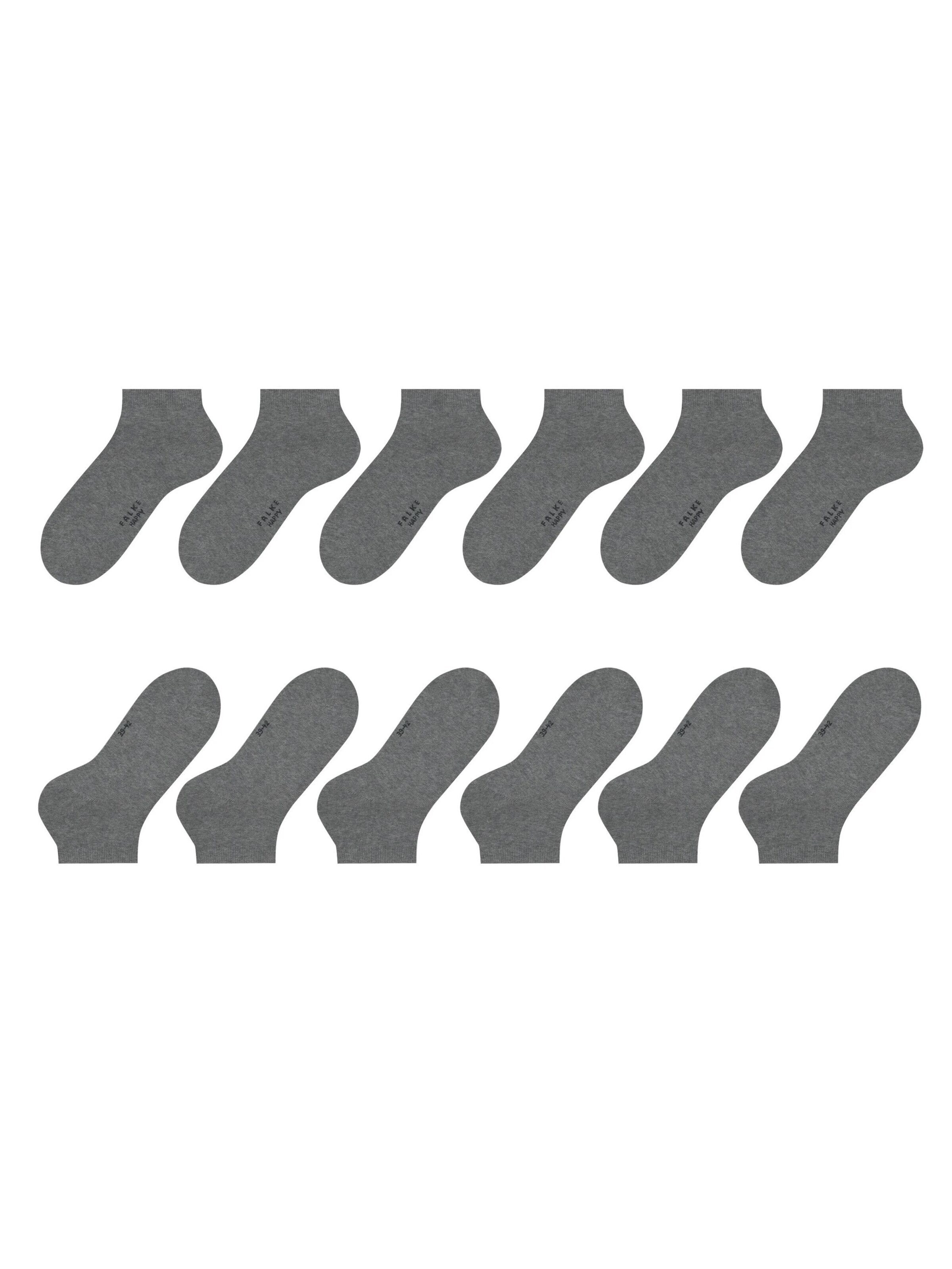 FALKE Socks 'Happy 6-Pack' in Grey