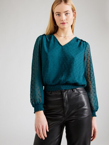 ONLY Blouse 'ELMIRA' in Blauw: voorkant