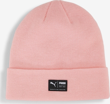 PUMA Beanie 'Archive Heather' in Pink: front