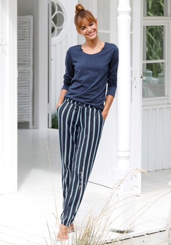 Pantalon de pyjama VIVANCE en bleu : devant