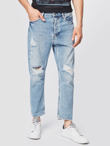 Calvin Klein Jeans Lużny krój Jeansy 'Dad' w kolorze niebieski: przód