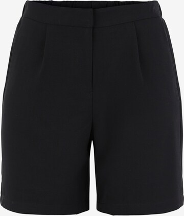 Y.A.S Pleat-Front Pants 'Helen' in Black: front