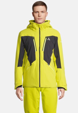 Schöffel - Chaqueta deportiva 'Piz Badus' en amarillo: frente