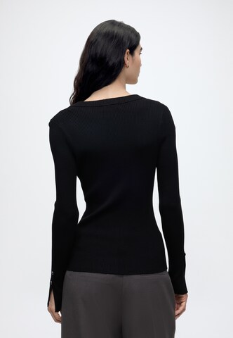 GUESS Gebreid vest 'Ellie' in Zwart