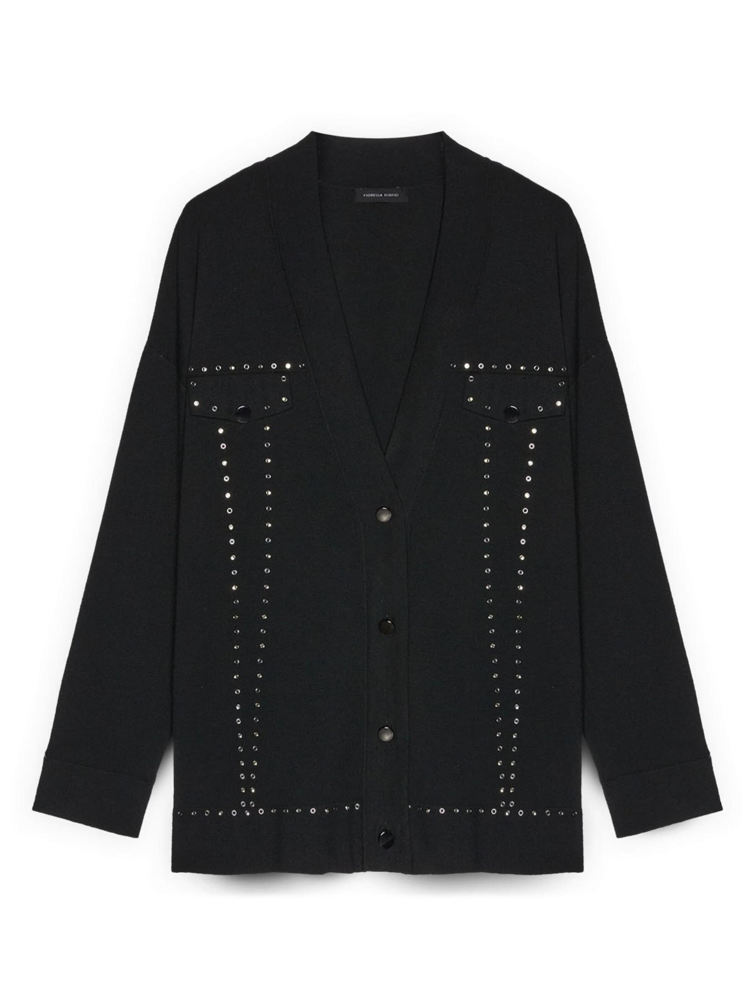 Pullover di Fiorella Rubino in nero: frontale