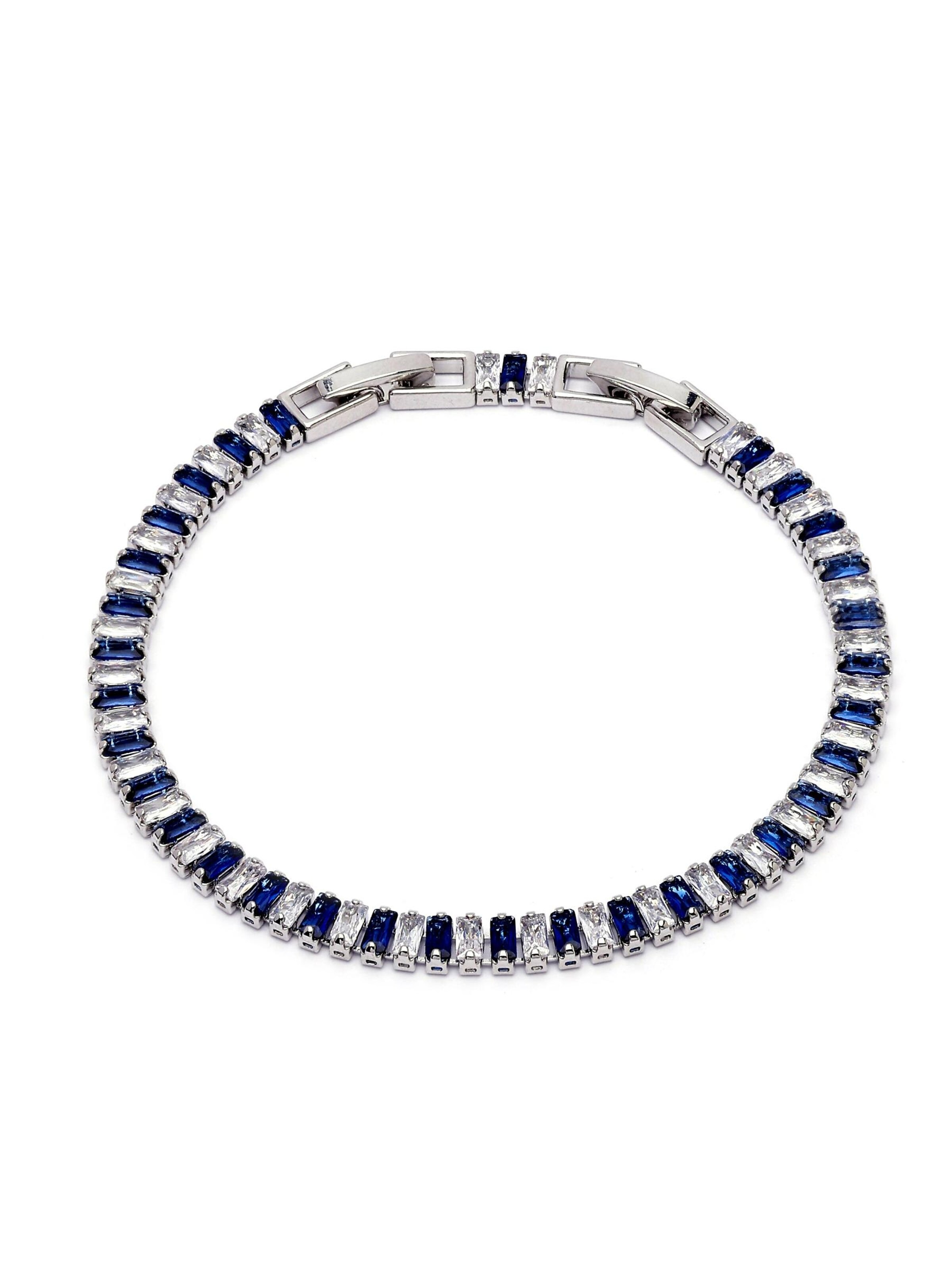 AVANT-GARDE PARIS - Pulsera 'Daria' en azul: frente