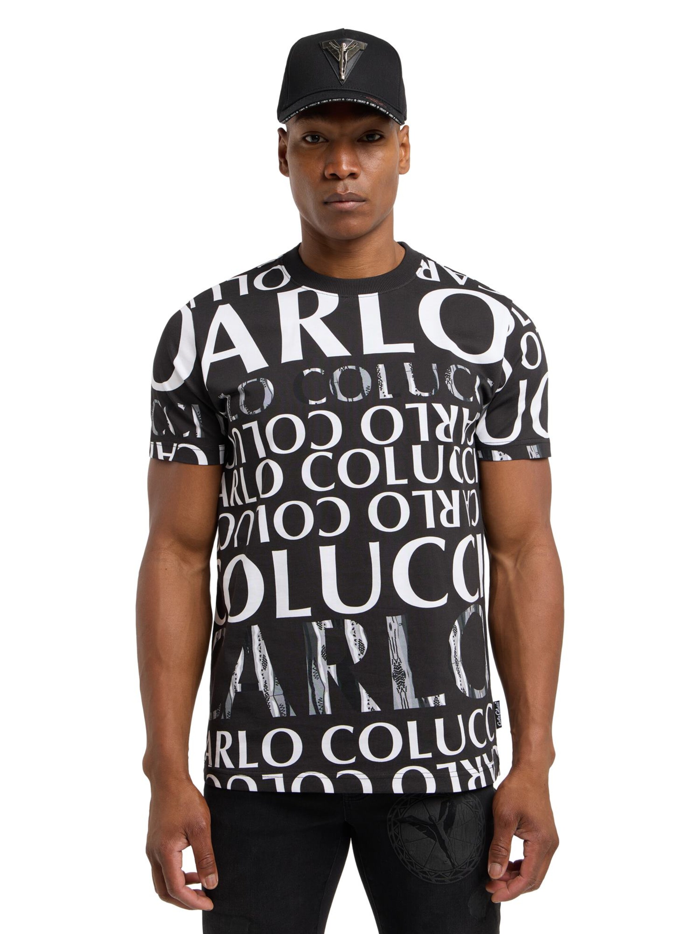 Carlo Colucci Shirt 'Dindo' in Black: front
