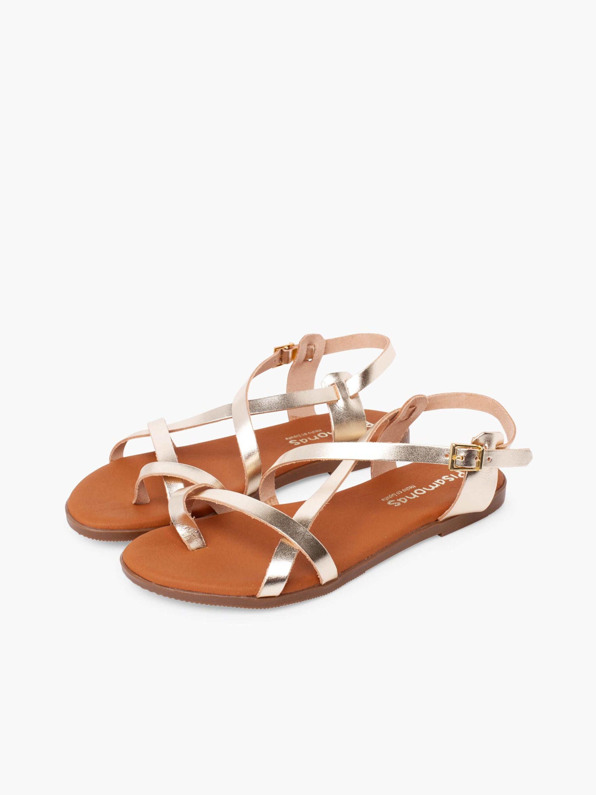 Pisamonas Sandal in Gold
