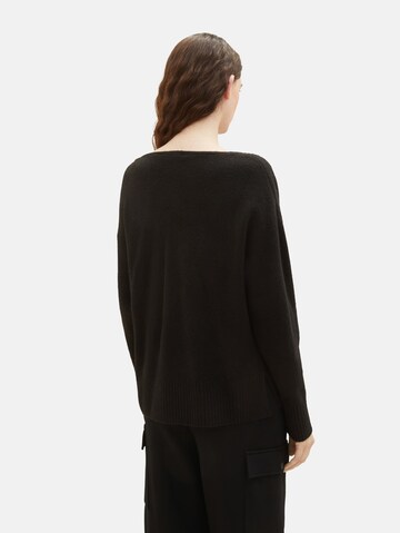 TOM TAILOR Pullover in Schwarz