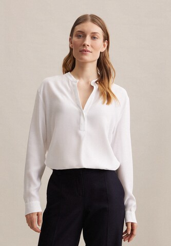 SEIDENSTICKER Blouse 'The Connecting Neutrals' in Wit: voorkant