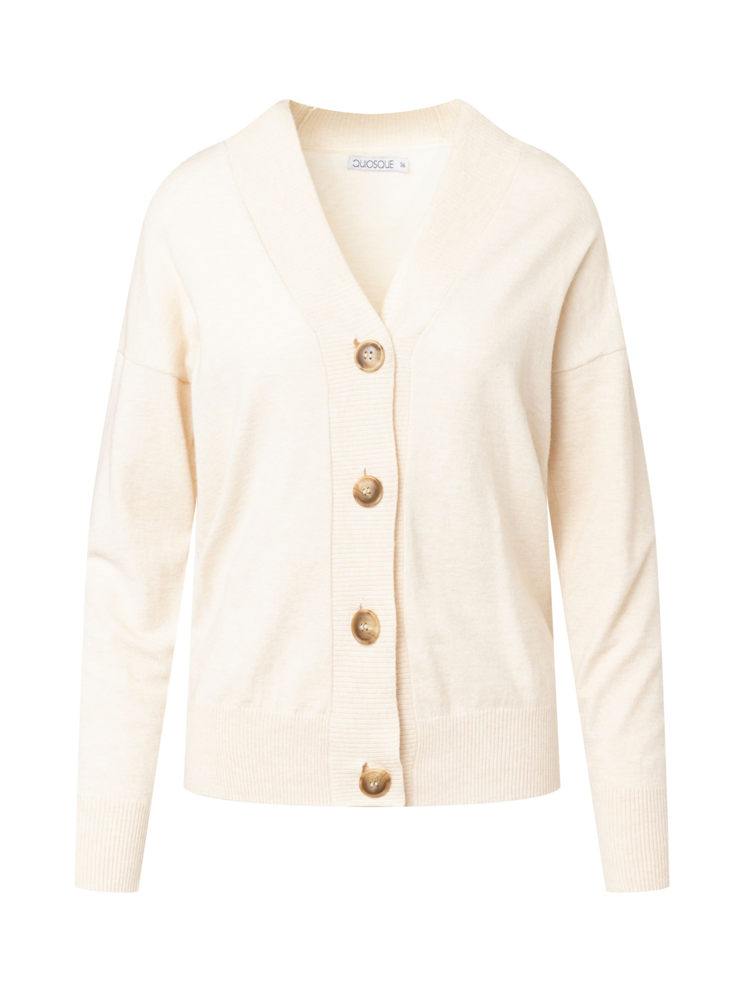 Quiosque Knit cardigan in Beige: front