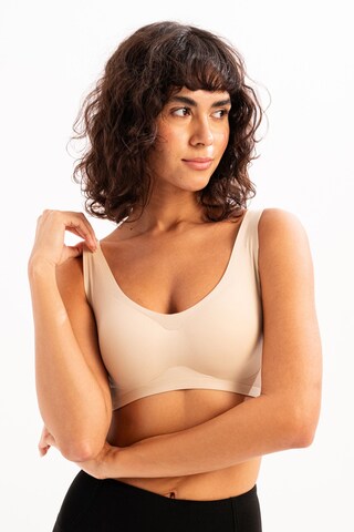 Justever Bralette Bra in Beige