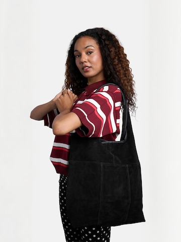 RE:DESIGNED Shopper ' Lyra ' in Black: front