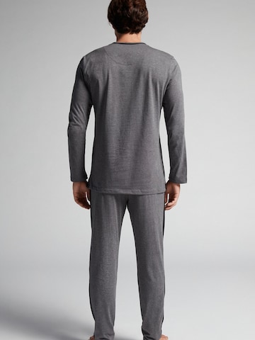 IUMAN Intimissimi Uomo Pyjama lang in Grau