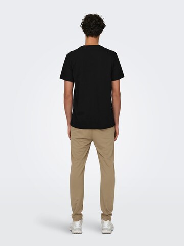 T-Shirt 'LENNY LIFE' Only & Sons en noir