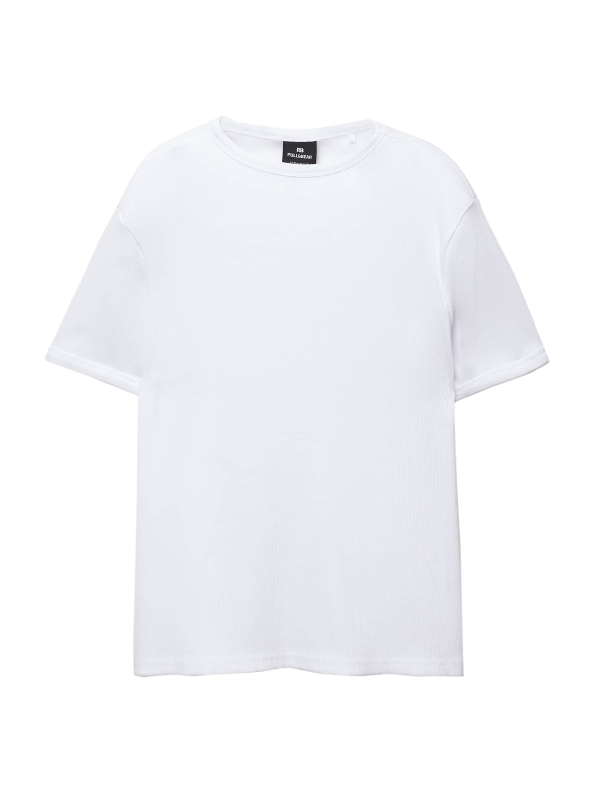 Pull&Bear Póló - fehér: elől