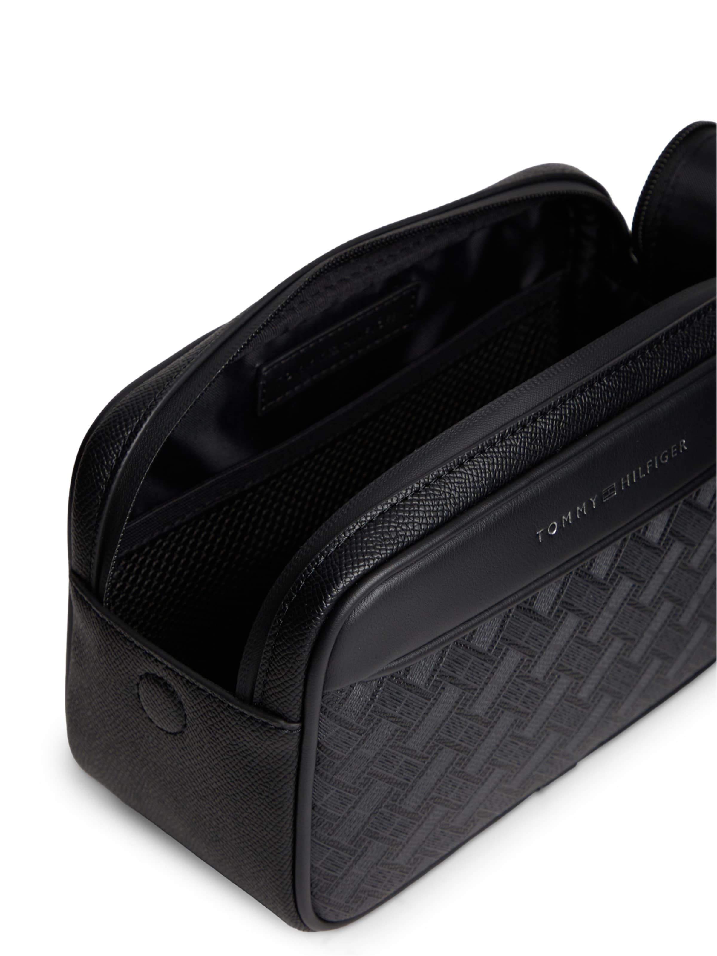 TOMMY HILFIGER Waschtasche in Schwarz