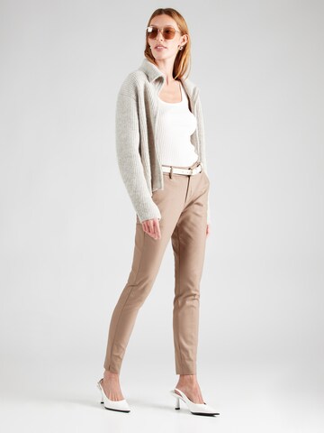 MOS MOSH Slimfit Hose in Braun