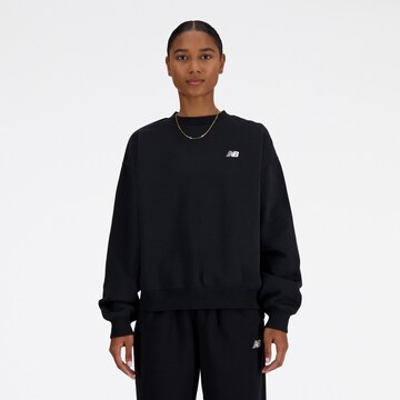 new balance Sweatshirt in Black: front