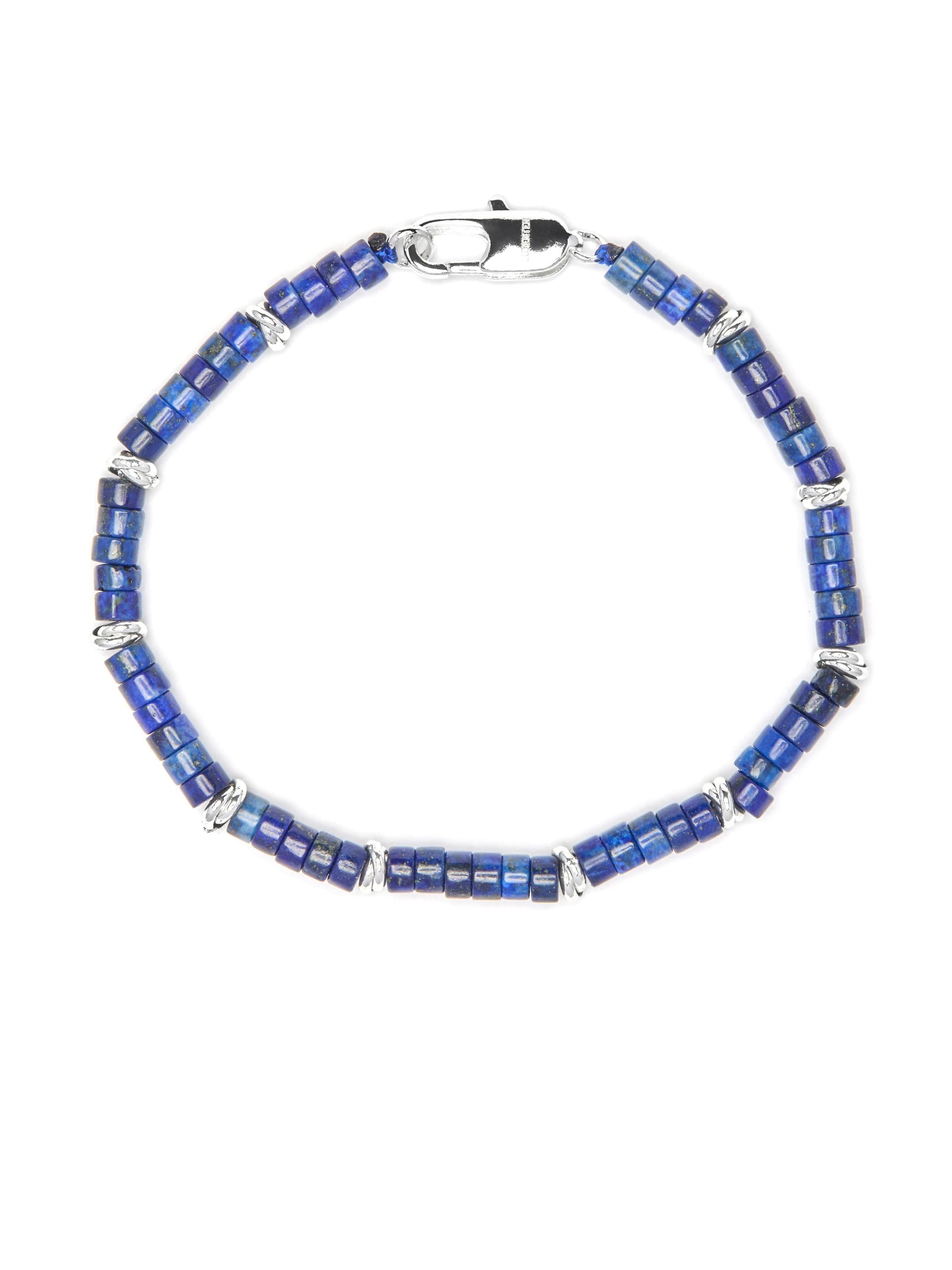 Luxenter - Pulsera 'SILBI' en azul: frente