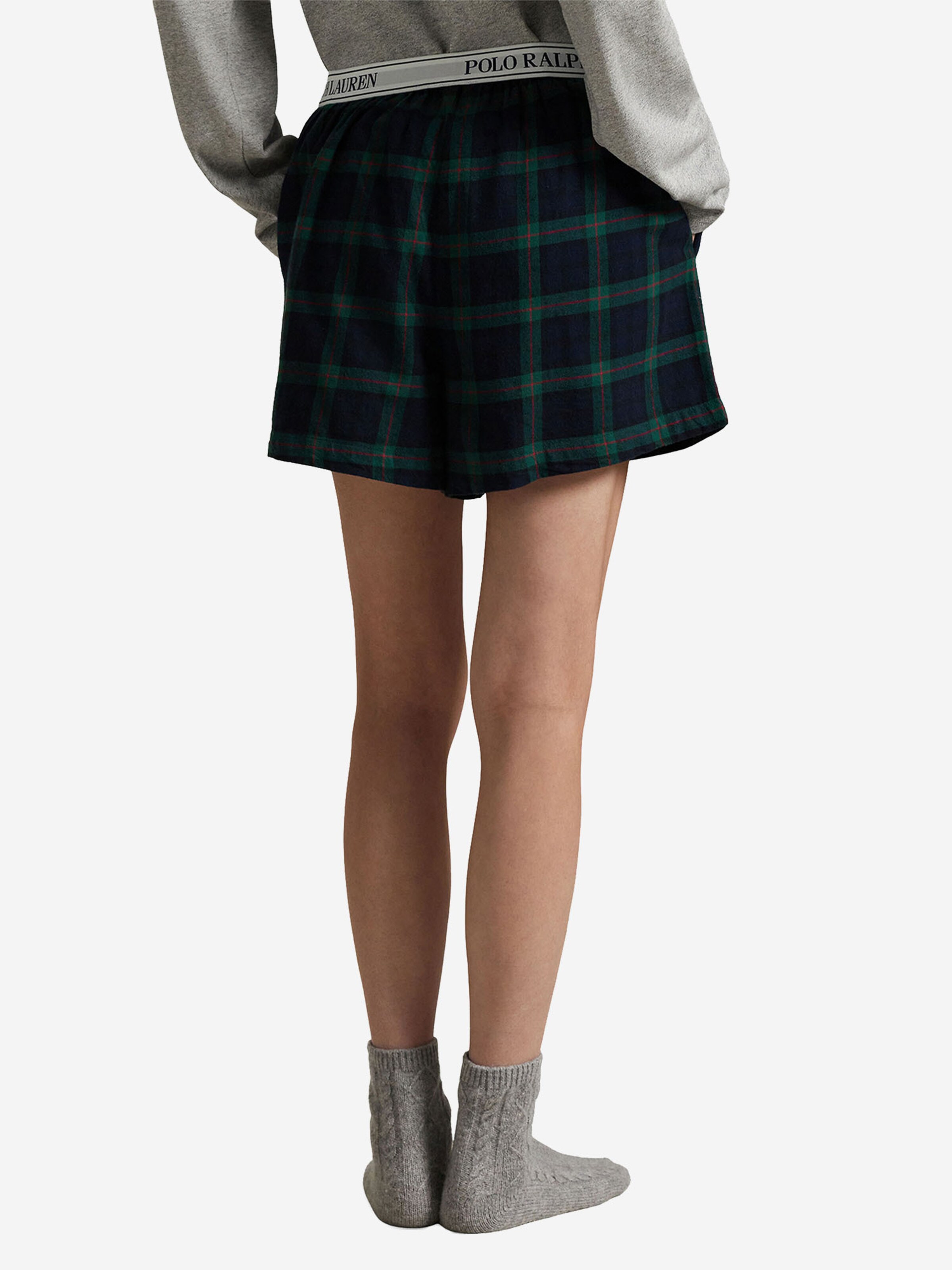 Polo Ralph Lauren Pyjamabroek ' Cozy Flannel ' in Blauw