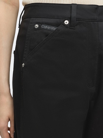 Calvin Klein Jeans Loosefit Παντελόνι cargo σε μαύρο