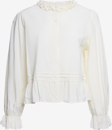 Chemisier faina en beige : devant